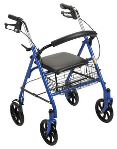 Drive Medical Durable 4 Wheel Rollator with 7.5" Casters - SpaSupply