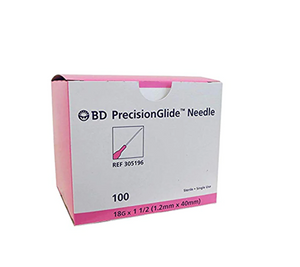 BD 305196 PrecisionGlide Needle | 18G x 1 1/2" - 100 per Box