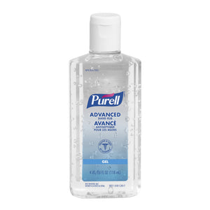 Purell Advanced Gel Hand Sanitizer 4 oz 70% Alcohol Content 118 mL (6 Pack)