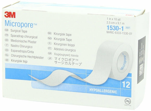 3M 1530-1 Micropore Surgical Tape 1