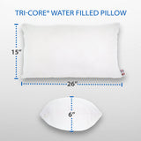 Tri-Core Water Pillow Adjustable Cervical Support Pillow FIB-297