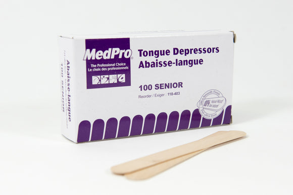 Medpro Senior Tongue Depressors 500 Pack
