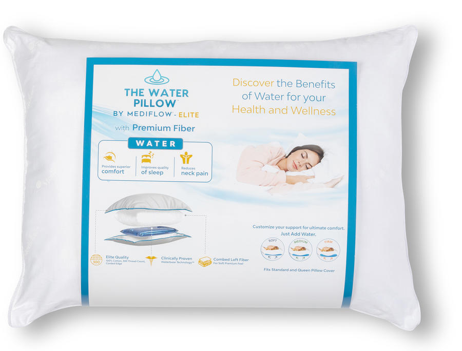 The Water Pillow by Mediflow - Elite Premium Fiber – therapysupply