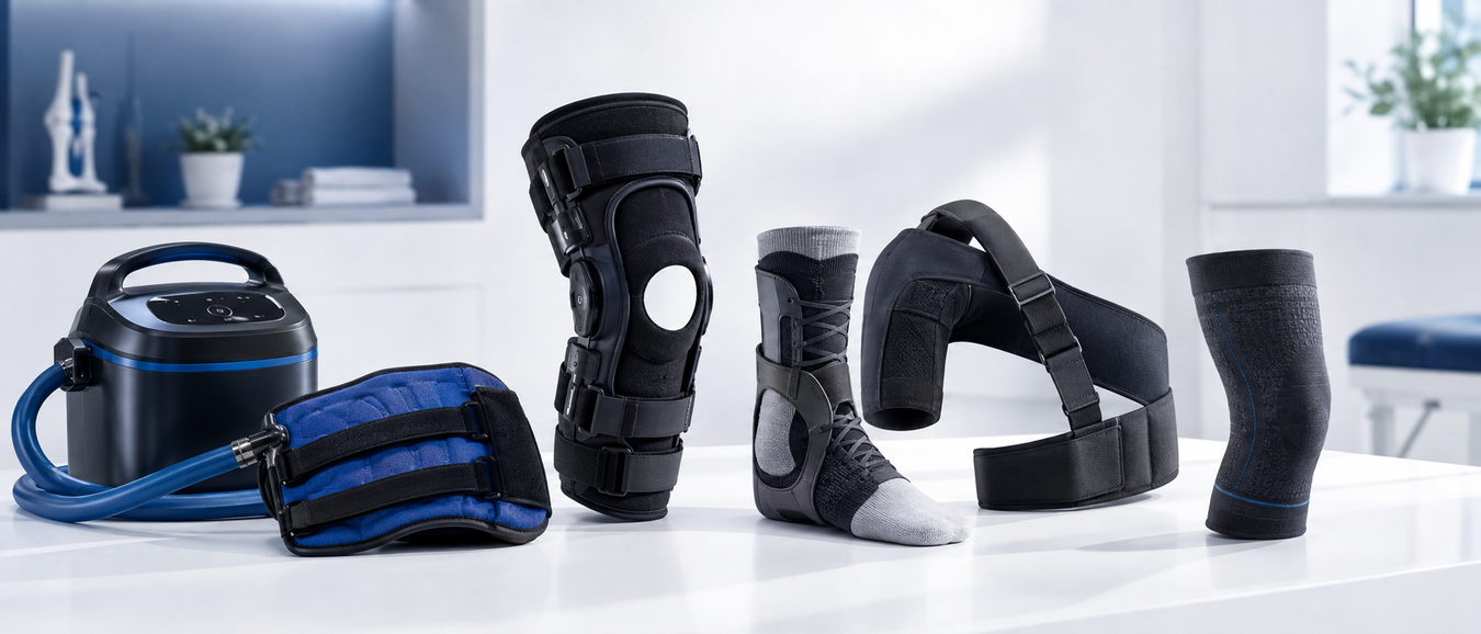 DonJoy braces and cold therapy products for knee, ankle and shoulder support in Canada from TherapySupply.ca