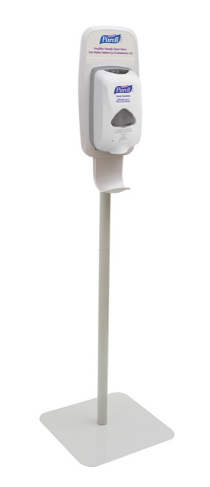 PURELL FLOOR STAND FOR TOUCH FREE DISPENSERS MINERAL GRAY