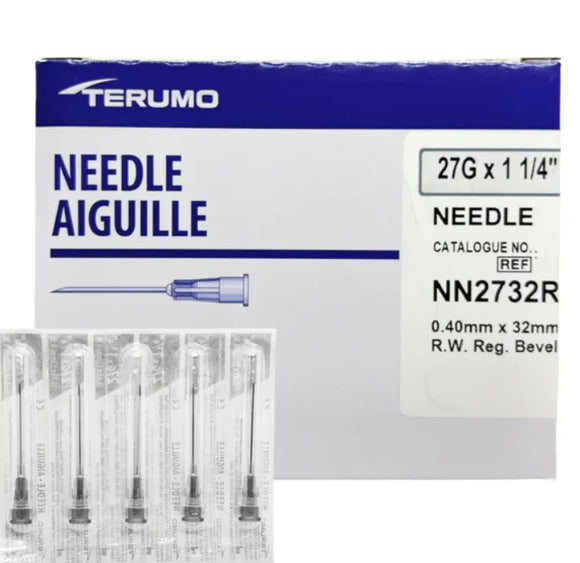 Terumo Medical Corp. Standard Hypdermic Needle, 27G x 1 ½
