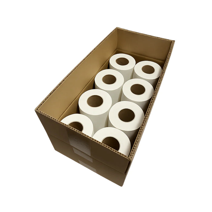 Box of 18" x 250 Ft Premium Crepe Paper Roll for Massage Table (8 Rolls/Box)