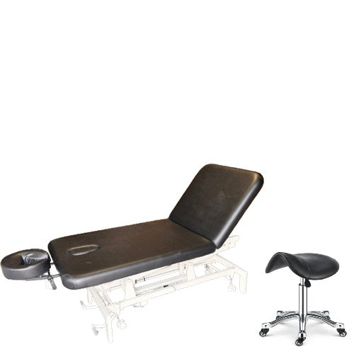 A-LEK Electric Height Control Facial Massage Treatment Table With Circle Stool