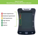 Avantia BPM-80 Professional Quality Blood Pressure Monitor, Upper Arm Automatic Blood Pressure Machine with Adjustable Arm Cuff