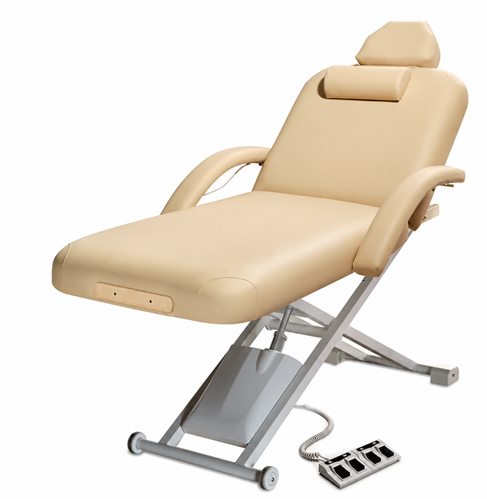 A-Lek Lift Back Top - Electric Massage Table With Armrest
