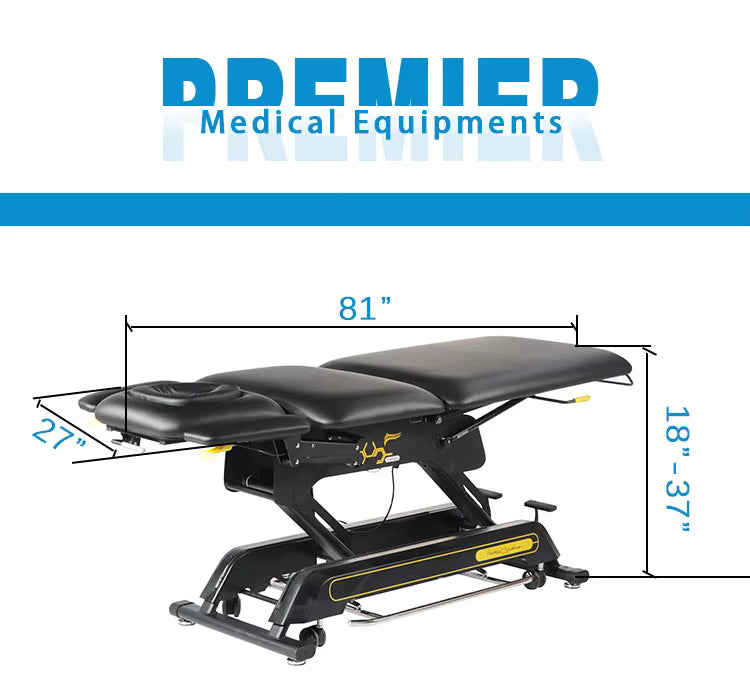 A-LEK Premier-Infinity Electric Adjustable Physiotherapy Treatment Bed Massage Table