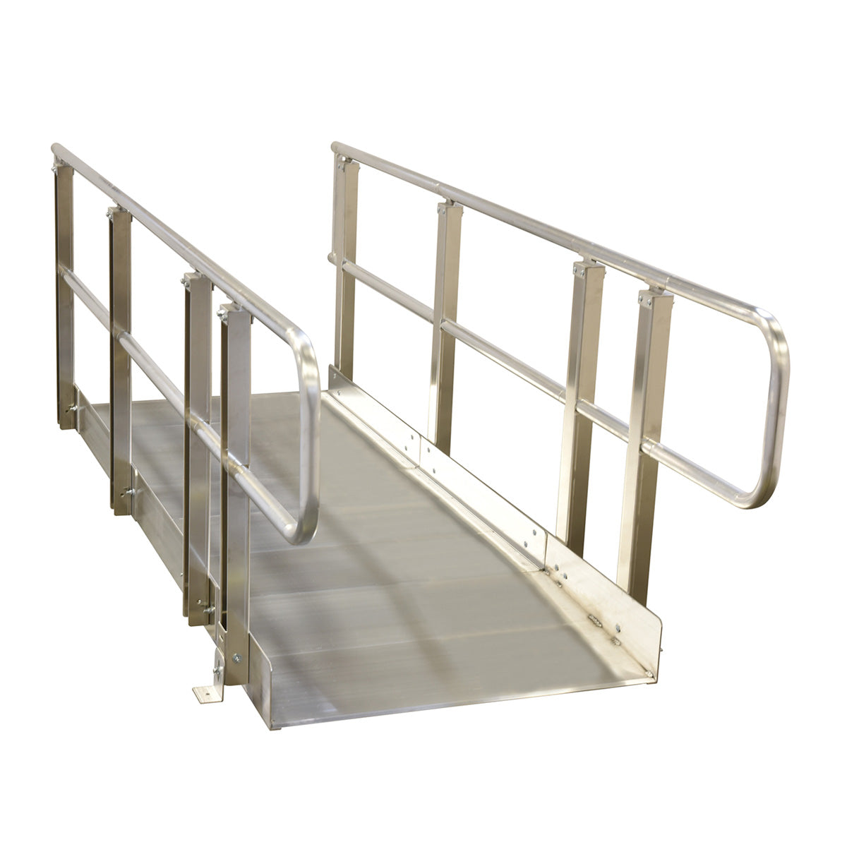 PVI, OnTrac Solid Ramp w/ Handrails 10' | TherapySupply — therapysupply