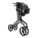 AeroCarbon Ultra-Lite rollator folded in compact position for easy transport and storage