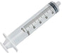 BD 50ml medical syringe with clear barrel and graduated measurement markings, from Therapy Supply