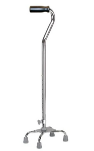 Small Base Quad Cane drive™ Aluminum 30 to 39 Inch Height Chrome 10301