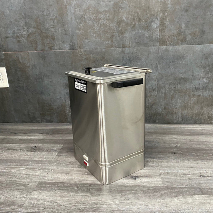 A vertical profile shot of the E-1 unit, illustrating the narrow design that makes it an excellent choice for clinics where space is limited.