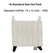 A standard-sized moist heat Hot Pak, part of the set of six standard paks included with the M2 Hydrocollator unit.