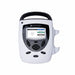 A detailed view of the handheld Intelect Transport 2 Ultrasound device, emphasizing its ergonomic build for therapist comfort during sessions.