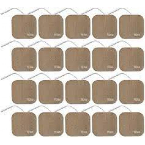 TENS Electrodes Tan Color High Quality Compatible with TENS 7000,EV 906 Tens 3000-2