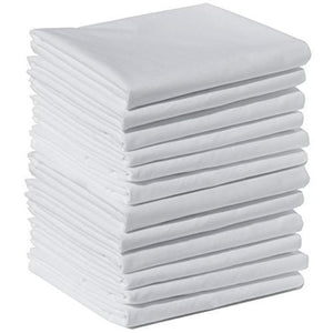 Grade B Flannel Massage Table Sheets 55"W X 92"L - Flat Sheets 100% Cotton (12 Pack)