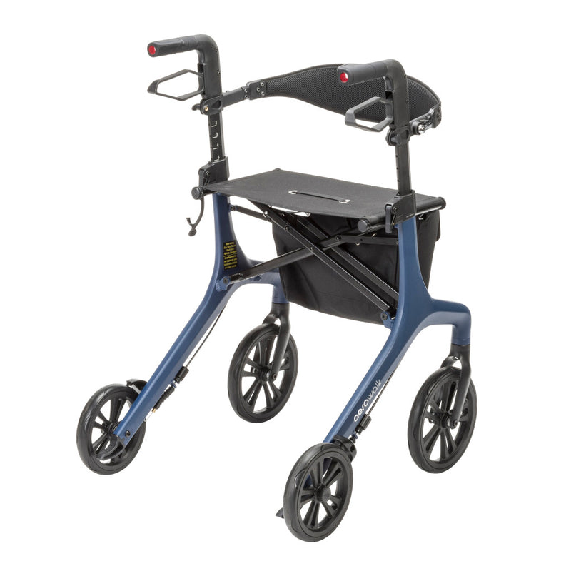 AeroWalk Ultra-Lite Rollator storage bag and seat detail