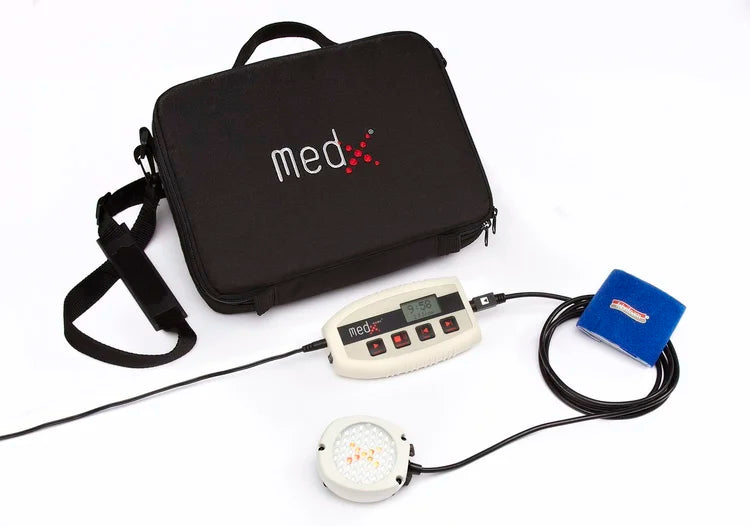 MedX Home System SLD phototherapy device with 870nm infrared and 633nm red LED light therapy