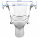 Ultimate Toilet Safety Frame dimensions 60cm 24 inch inner width and 78cm 31 inch outer width measurements