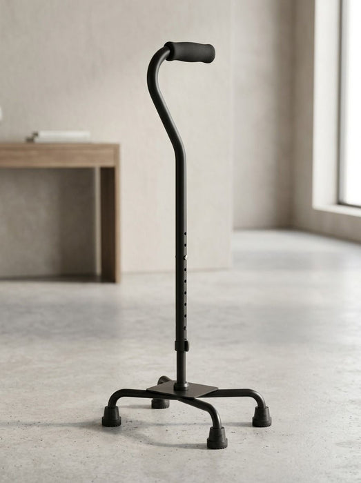 Small Base Quad Cane drive™ Aluminum 30 to 39 Inch Height Chrome 10301