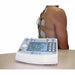 A lifestyle image showing the Quattro 2.5 being used for a clinical back treatment, illustrating the application of electrodes for targeted electrical stimulation.