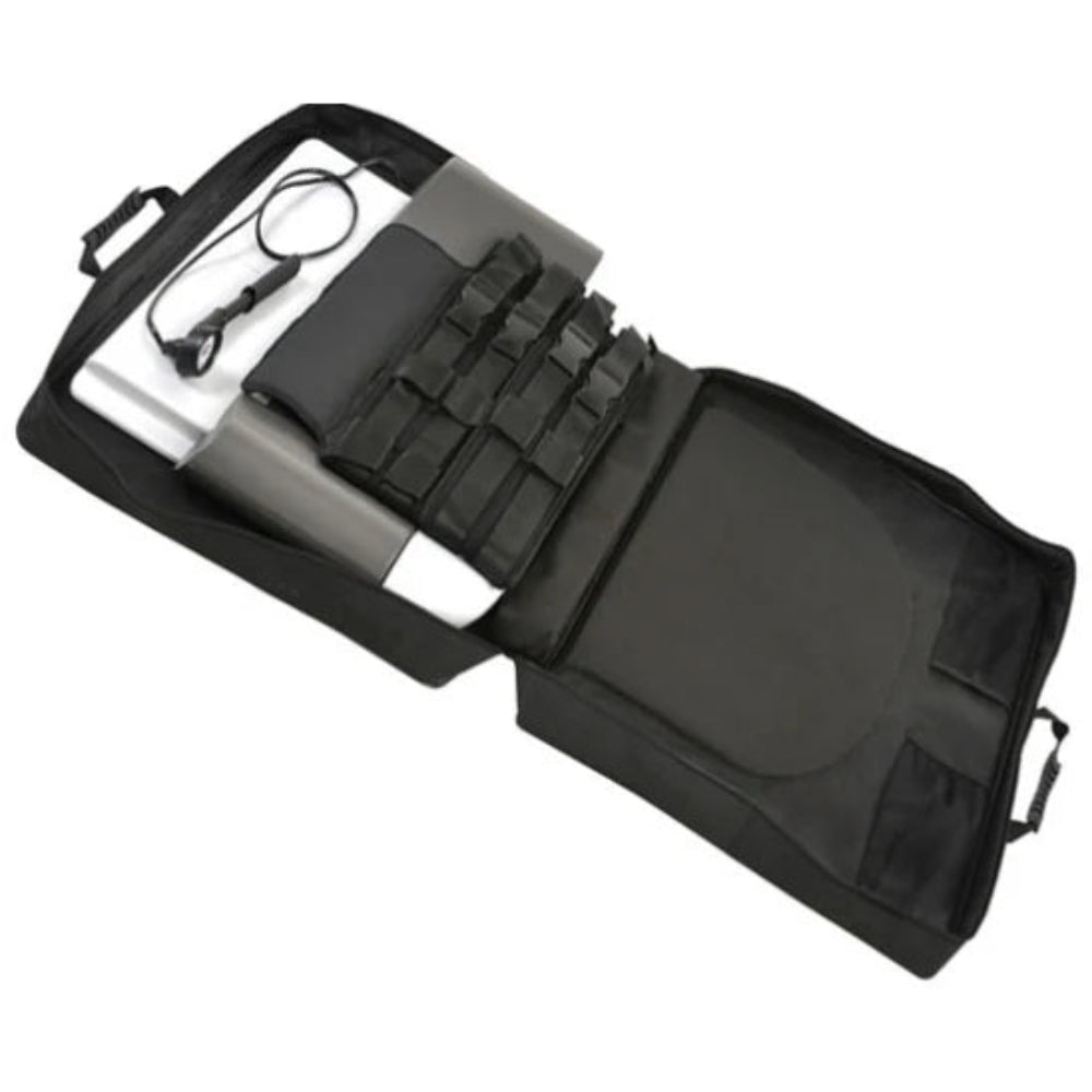 Saunders Lumbar Device split-table design and harness