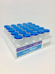 Sterile Water 10 ml No Preservative - 25/pk