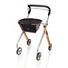 4 wheel walker with tray and basket mobility aid for home use Canada lightweight walking support with storage