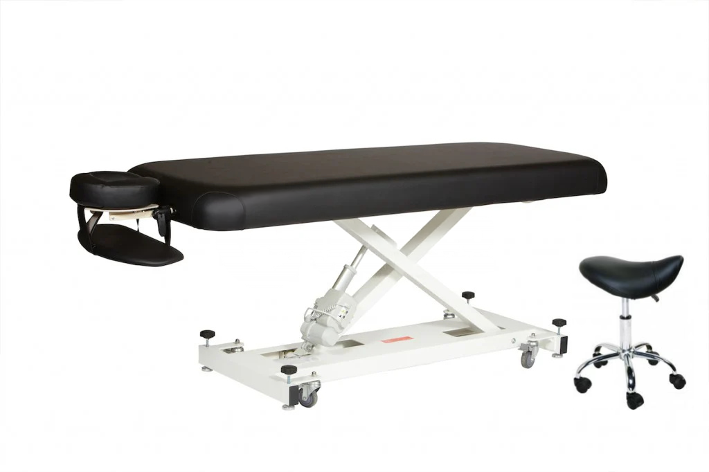 A-Lek Electronic Massage Table With Free Saddle Stool