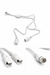 Y-cable splitter for adding additional foot control to electric massage tables and therapy beds