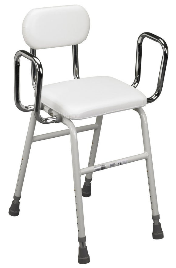Drive Medical All-Purpose Stool with Adjustable Arms - SpaSupply