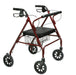 Drive Medical Go-Lite Bariatric Steel Rollator - SpaSupply