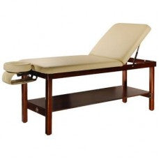 Table de massage fixe en bois