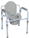 Drive Medical Folding Steel Commode (Retail) - SpaSupply
