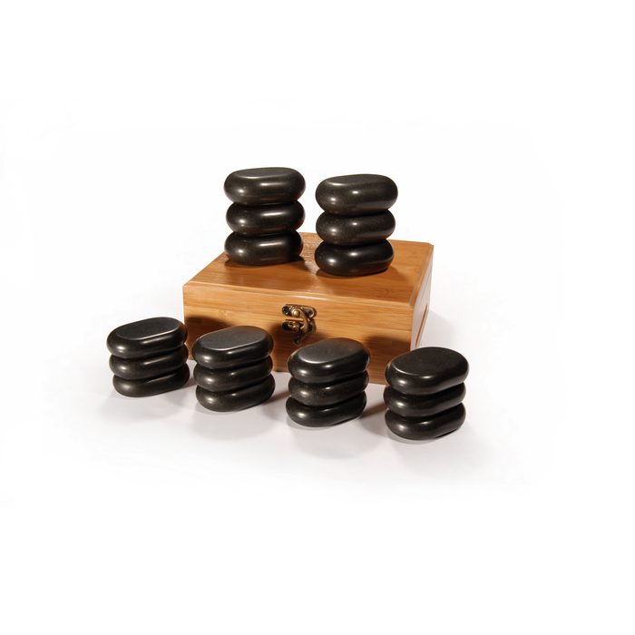 18 pcs Mini Body Massage Hot Stone Set