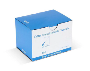 BD 305125 PrecisionGlide Needle | 25G x 1" -  100 per Box