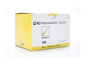 BD 305175 PrecisionGlide Needle | 20G x 1" - 100 per Box