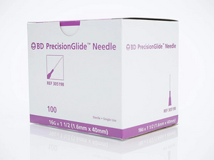 BD 305198 PrecisionGlide Needle | 16G x 1 1/2" - 100 per Box
