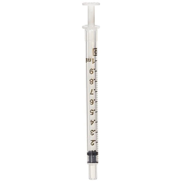 BD 305217 Oral Dispensing Syringe with Tip Cap 1ml NonSterile Clear 5
