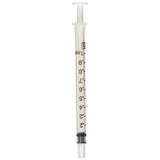BD 305217 Oral Dispensing Syringe with Tip Cap General Purpose 1ml (Non-Sterile) Clear 100 Count