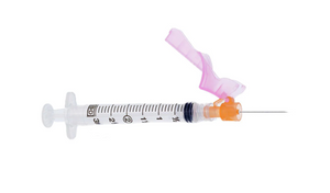 BD 305780 Luer-Lok™ Syringe with BD Eclipse™ Safety - 1mL | 25G x 5/8" | 50 per Box