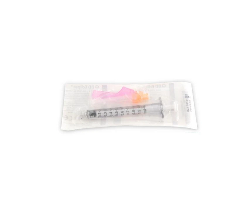 BD 305784 Luer-Lok™ Syringe with BD Eclipse™ Safety | Thin Wall Needle | 3mL | 21G x 1 1/2" -  50 per Box