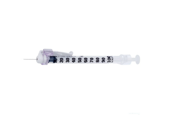 BD 305945 Tuberculin Syringes with SafetyGlide™ Permanently Attached Needles |1mL | 27G x 1/2