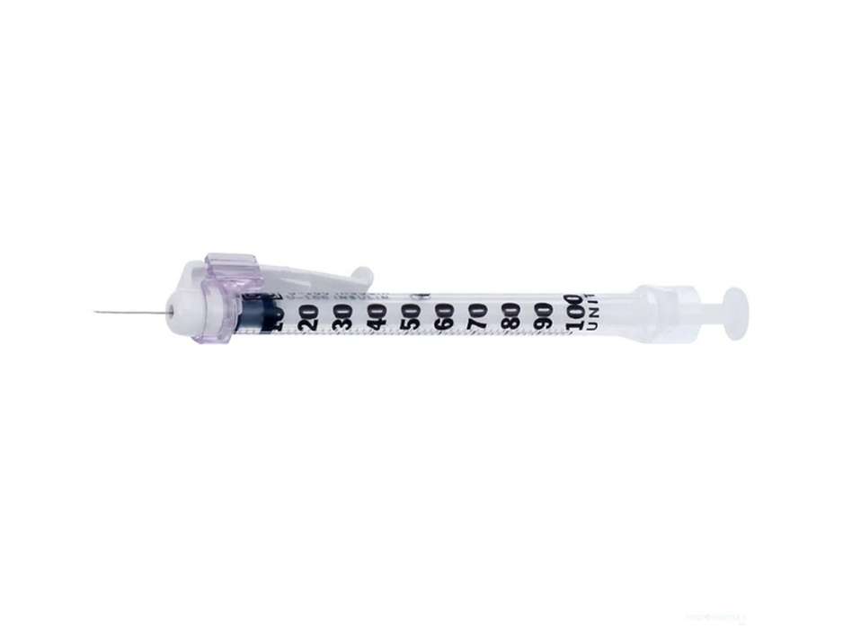BD 305946 Tuberculin Syringes with SafetyGlide™ Permanently Attached Needles | 1mL | 26G x 3/8" - 100 per Box