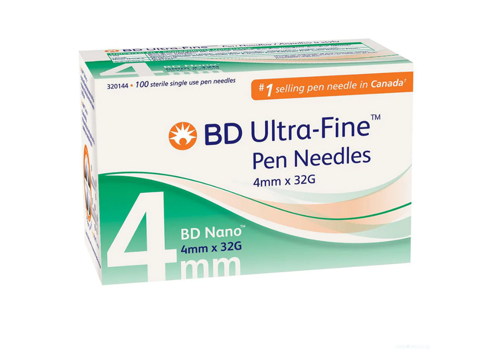 BD 320144 Ultra-Fine Pen Needle | 4mm x 32G - 100 per Box