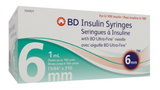BD 324921 Ultra-Fine II™ Insulin Syringes - 1mL | 31G x 6mm| 100 per Box